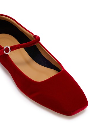 Detail View - Click To Enlarge - AEYDE - Uma Velvet Mary Jane Flats