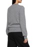 Back View - Click To Enlarge - MARDI MERCREDI - Stitched Flower Knit Cardigan