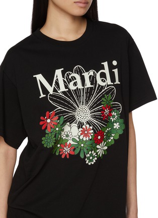  - MARDI MERCREDI - Jardin Floral Print Cotton T-Shirt