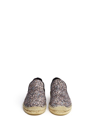 Figure View - Click To Enlarge - ASH - 'Zoe Bis' glitter espadrille slip-ons
