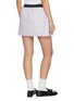 Back View - Click To Enlarge - MARDI MERCREDI - Contrast Waistband Striped Mini Skirt