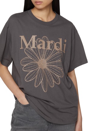  - MARDI MERCREDI - Floral Print Cotton T-Shirt