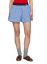 Main View - Click To Enlarge - MARDI MERCREDI - Contrast Waistband Striped Shorts