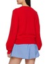 Back View - Click To Enlarge - MARDI MERCREDI - Embroidered Logo Knit Cardigan