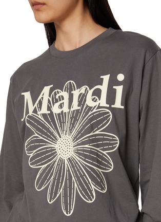  - MARDI MERCREDI - Flower Blossom Graphic Crewneck Cotton T-Shirt