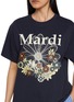  - MARDI MERCREDI - Flower Graphic Crewneck Cotton T-Shirt