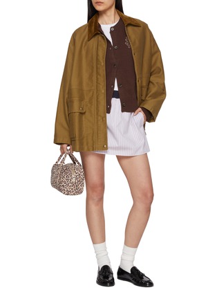 Figure View - Click To Enlarge - MARDI MERCREDI - Stitched Flower Knit Cardigan