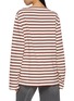 Back View - Click To Enlarge - MARDI MERCREDI - Striped Floral Print Cotton T-Shirt