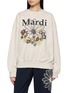 MARDI MERCREDI Floral Graphic Cotton Sweatshirt