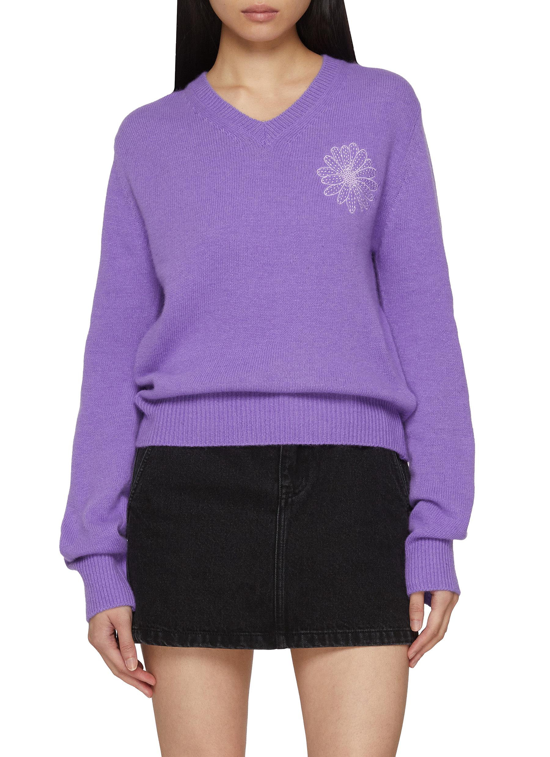 MARDI MERCREDI | Floral Embroidery Knit Sweater | Women | Lane