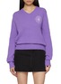 Main View - Click To Enlarge - MARDI MERCREDI - Floral Embroidery Knit Sweater