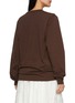 Back View - Click To Enlarge - MARDI MERCREDI - Flower Graphic Crewneck Cotton T-Shirt