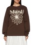 Main View - Click To Enlarge - MARDI MERCREDI - Flower Graphic Crewneck Cotton T-Shirt