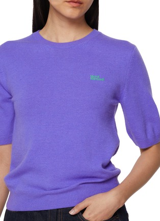  - MARDI MERCREDI - Embroidered Logo Knit Sweater