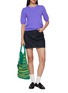Figure View - Click To Enlarge - MARDI MERCREDI - Embroidered Logo Knit Sweater