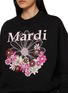  - MARDI MERCREDI - Flower Blossom Graphic Crewneck Cotton T-Shirt