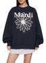 Main View - Click To Enlarge - MARDI MERCREDI - Flower Graphic Oversized Cotton Sweatshirt