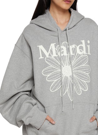  - MARDI MERCREDI - Flower Graphic Oversized Cotton Hoodie