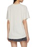 Back View - Click To Enlarge - MARDI MERCREDI - Striped Floral Print Cotton T-Shirt