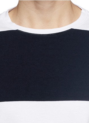 Detail View - Click To Enlarge - WHISTLES - Stripe boxy T-shirt