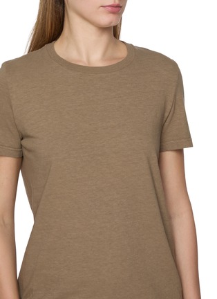  - THE ROW - Wesler Ribbed Crewneck Cotton T-Shirt