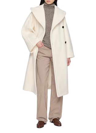 Figure View - Click To Enlarge - THE ROW - Regino Oversized Wool Coat