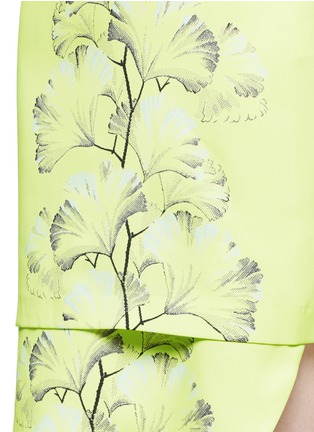 Detail View - Click To Enlarge - WHISTLES - 'Tillie' palm print crepe dress