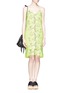 Figure View - Click To Enlarge - WHISTLES - 'Tillie' palm print crepe dress