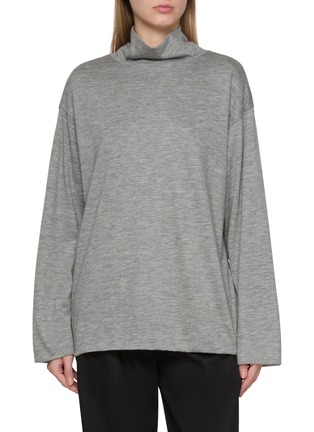 Main View - Click To Enlarge - THE ROW - Anapolis Long Sleeve Cashmere Top