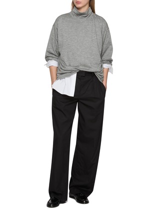 Figure View - Click To Enlarge - THE ROW - Anapolis Long Sleeve Cashmere Top