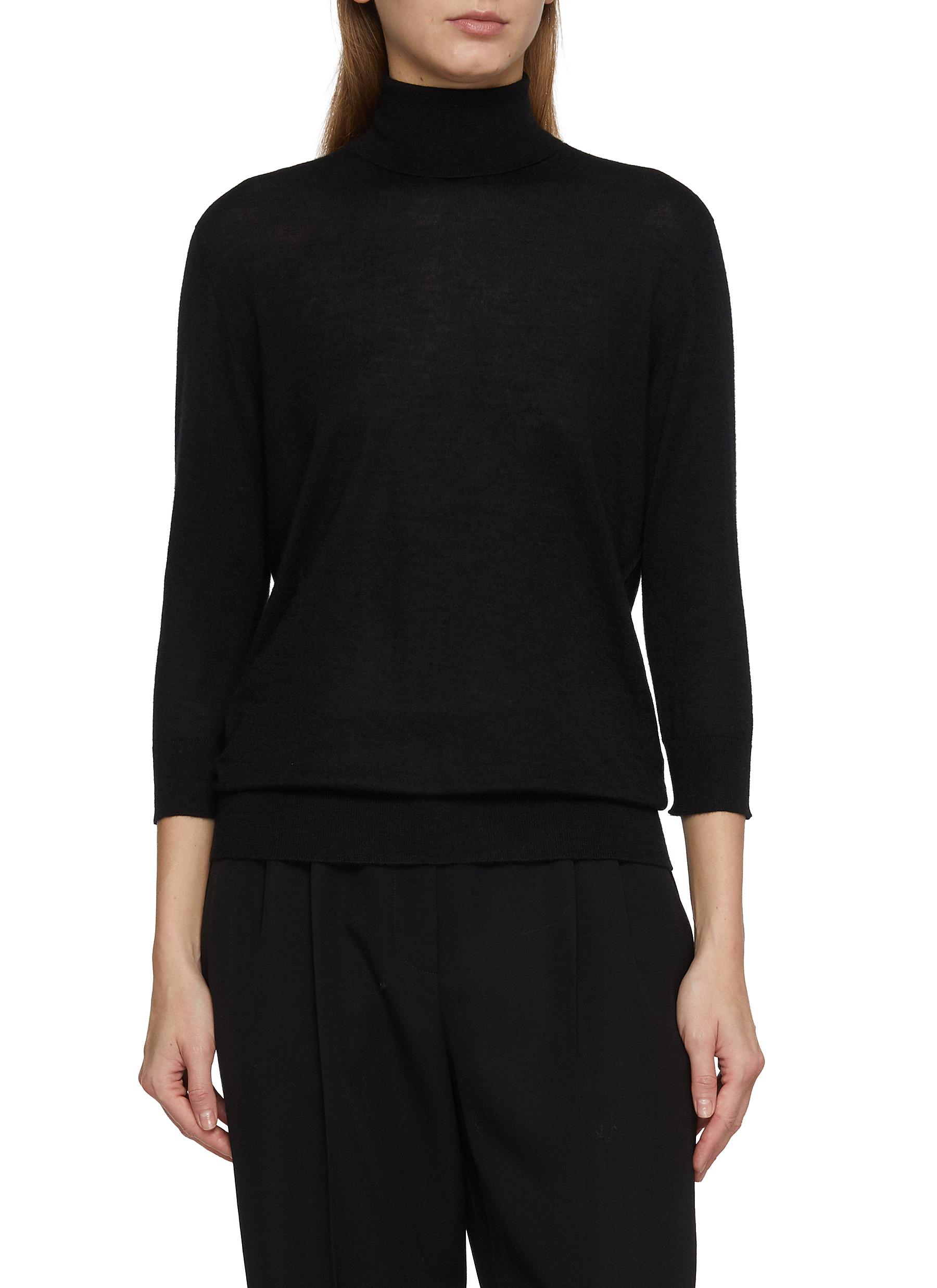 THE ROW | Muser Long Sleeve Cashmere Knit Top | Women | Lane Crawford