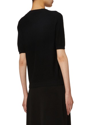Back View - Click To Enlarge - THE ROW - Marika Short Sleeve Knit Top