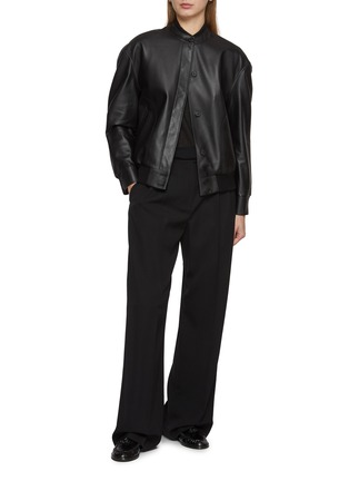 Figure View - Click To Enlarge - THE ROW - Elenora Leather Jacket