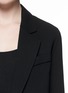 Detail View - Click To Enlarge - SANDRO - 'Malicia' long crepe blazer 