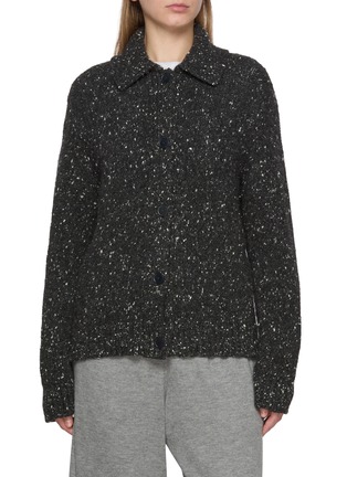 Main View - Click To Enlarge - THE ROW - Mauri Point Collar Cashmere Knit Cardigan