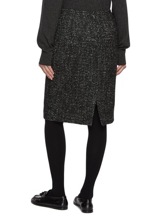 Back View - Click To Enlarge - THE ROW - Malva Wool Skirt