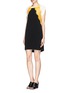 Figure View - Click To Enlarge - SANDRO - 'Rosan' lace crepe dress