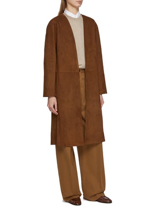 Detail View - Click To Enlarge - THE ROW - Serenis Suede Coat