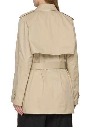 Back View - Click To Enlarge - THE ROW - Tavoris Detachable Sleeve Cotton Gabardine Jacket
