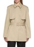 Main View - Click To Enlarge - THE ROW - Tavoris Detachable Sleeve Cotton Gabardine Jacket