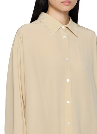  - THE ROW - Luka Oversized Silk Shirt