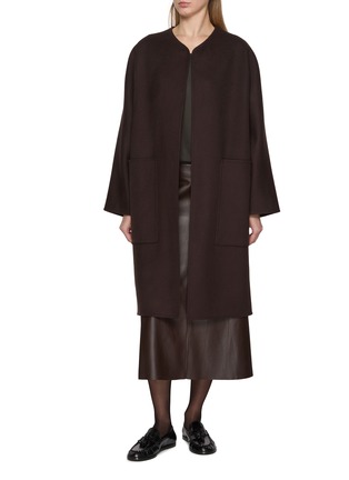 Main View - Click To Enlarge - THE ROW - Tiberus Collarless Cashmere Coat