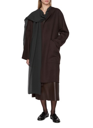 Figure View - Click To Enlarge - THE ROW - Tiberus Collarless Cashmere Coat