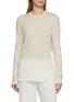 Main View - Click To Enlarge - THE ROW - Amia Long Sleeve Cashmere Top