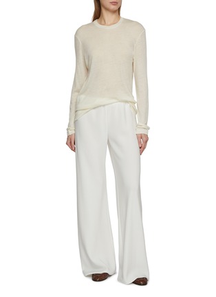 Figure View - Click To Enlarge - THE ROW - Amia Long Sleeve Cashmere Top