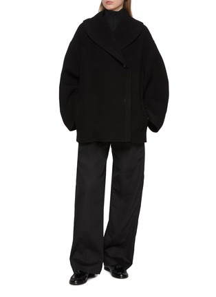 Figure View - Click To Enlarge - THE ROW - Temur Shawl Collar Wool Coat