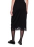 Back View - Click To Enlarge - THE ROW - Mea Lace Trim Silk Midi Skirt