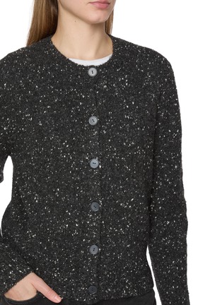  - THE ROW - Mauino Speckled Crewneck Cashmere Knit Cardigan