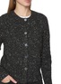  - THE ROW - Mauino Speckled Crewneck Cashmere Knit Cardigan
