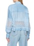 Back View - Click To Enlarge - ERMANNO SCERVINO - Long Sleeve Valencienne Lace Panelled Shirt